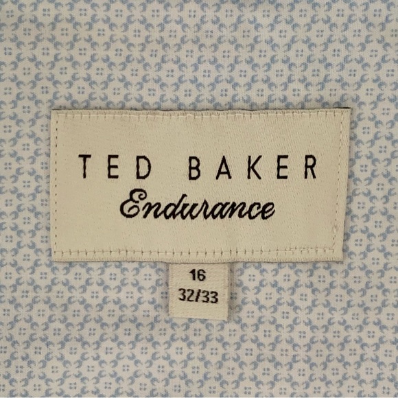 Ted Baker Endurance Button Down Shirt, Light Blue - Picture 8 of 12